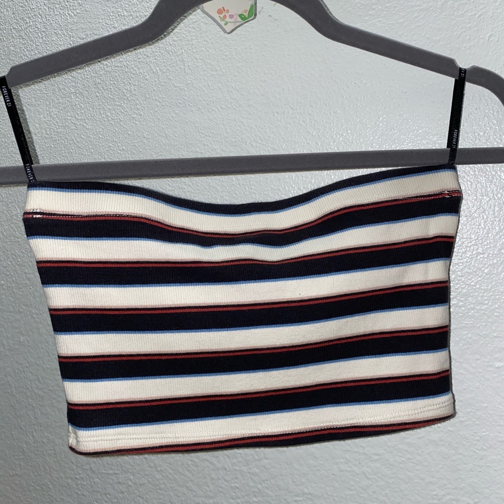 Stripped Tube Top